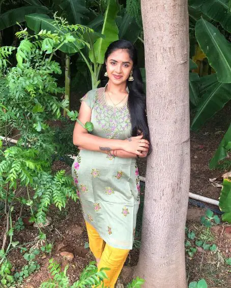 Collar Neck Style Hand Embroidery Kurti
