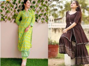 20 Best Cotton Kurti Neck Designs with Lace