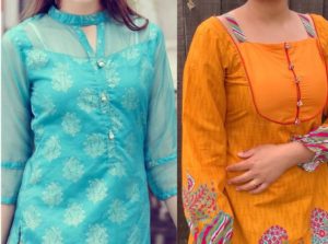 Front Neck Designs For Kurti