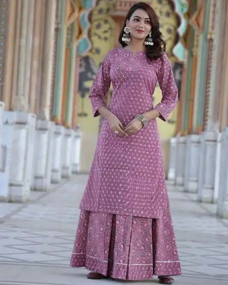 Buy Now Latest Cotton Long Skirt With Kurti – Lady India-vinhomehanoi.com.vn