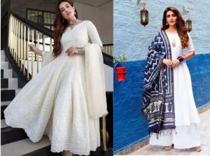 Top 20 Simple Plain White Kurti Designs