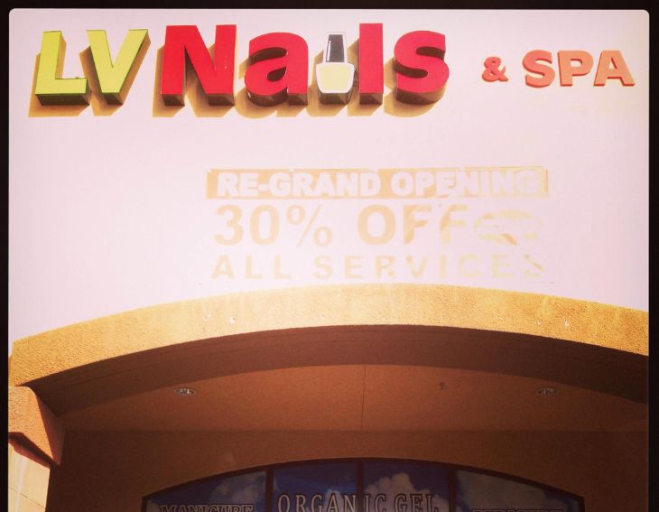 LV Nails & Spa Near Me in Henderson Nevada