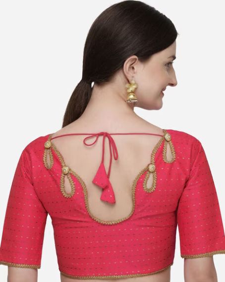 Backless Blouse with Dori Tie-Up