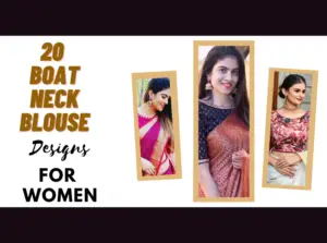 20 Boat Neck Blouse Designs That Are Both Stylish And Comfortable