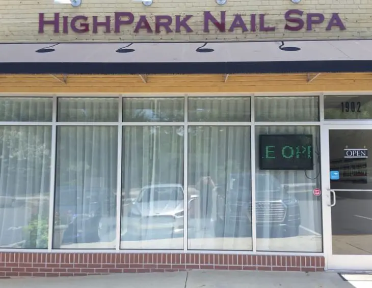 HighPark Nail Spa Near Me in Raleigh North Carolina