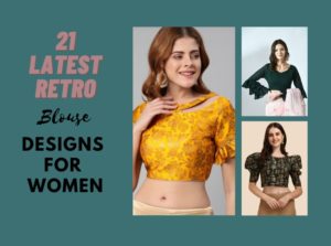 Latest Retro Blouse Designs for Women