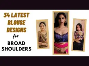 Blouse Designs for Broad Shoulders