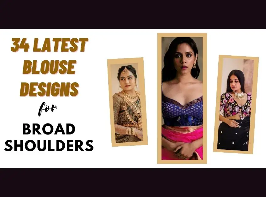 Blouse Designs for Broad Shoulders