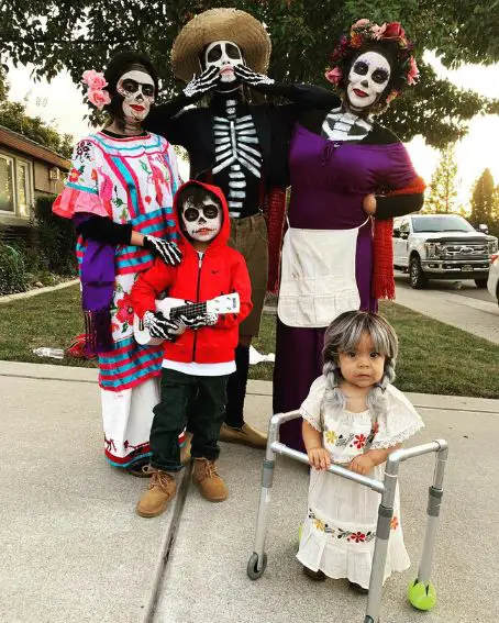 Coco-themed Family costumes