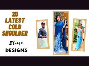 20 Stylish Cold Shoulder Blouse Designs