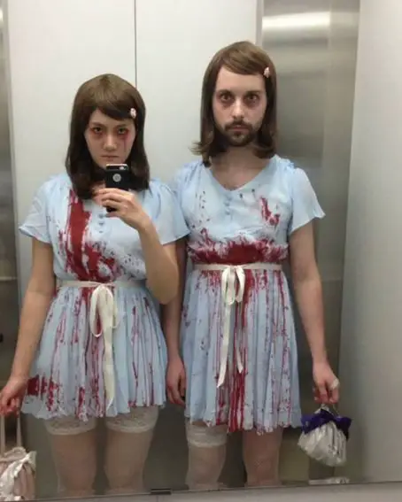 Couple Halloween costume idea, the shining twins