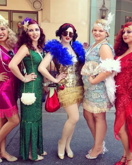 Disney Princess Flappers Group Costumes