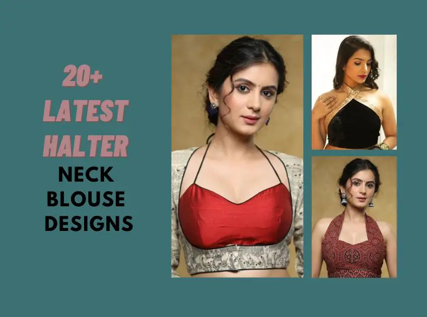 Halter Neck Blouse Designs