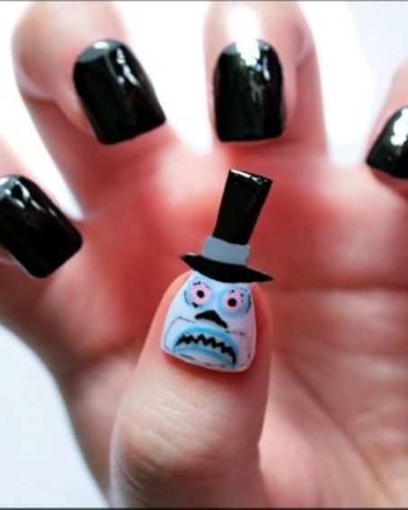 Mayor of Halloween Town Nails