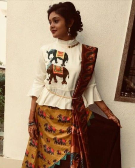 Multi Color stylish Peplum Blouse Design for women