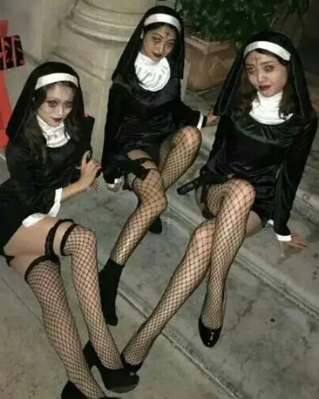 Nun Group Halloween Costume for Best Friends