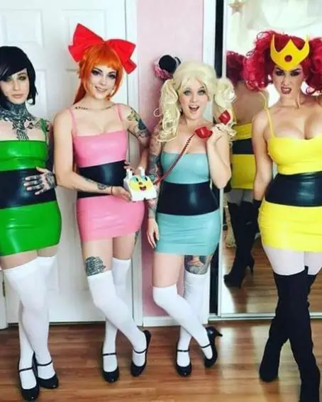 Powerpuff Girls Group Halloween Costume Idea