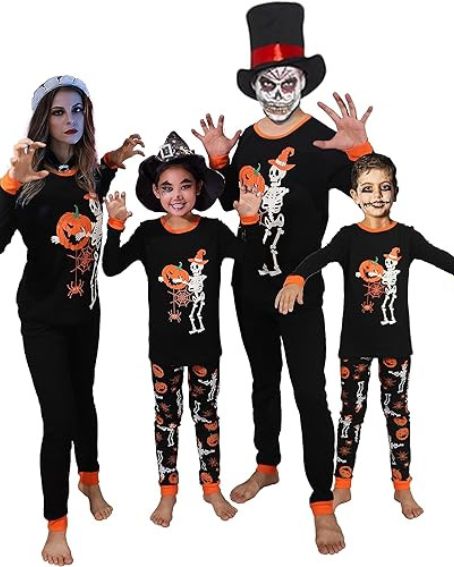 Skeleton Halloween Family Costume