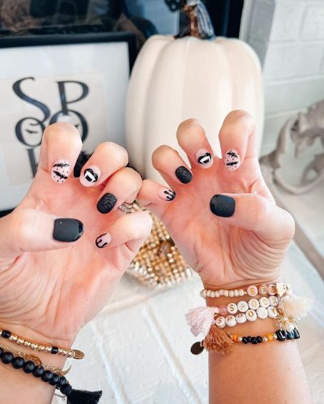 Spooky Short Halloween Nail Designs By Rachael Burnett