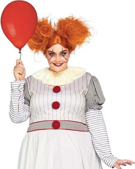 Women's Creepy Clown Costume