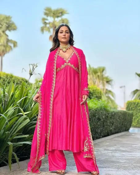 Alia Cut Gown With Plazzo & Dupatta Set For Bride's Sisters