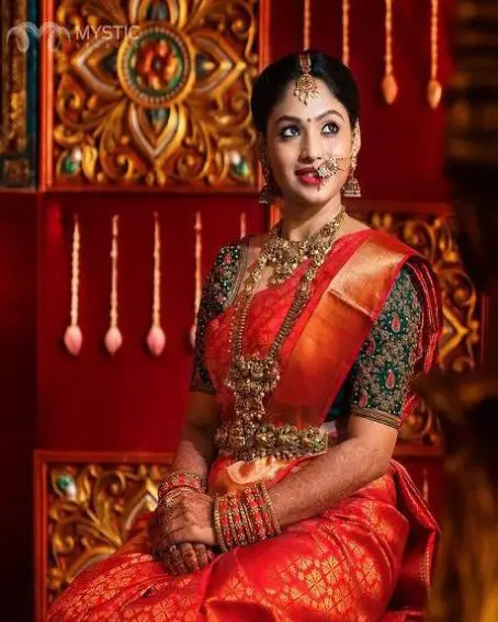 Banarasi Pure Soft Silk Red Saree For Bride