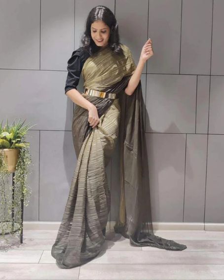 Chiffon Saree Drape