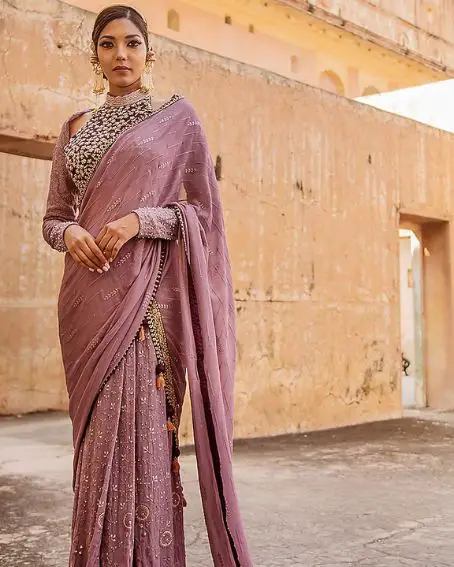 Chikankari Saree Drape (Lucknow)