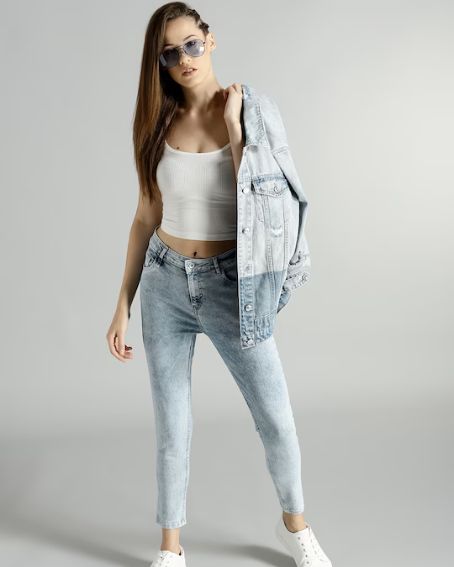 Cropped Jeans