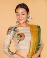 Tulips - Hand Painted Blouse