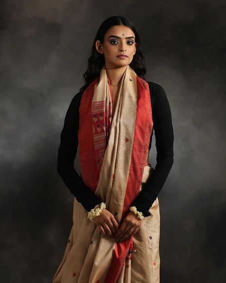 Jamdani Saree Drape (Bengal)