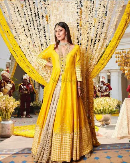 Latest Designer Haldi Function Dresses