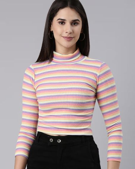 Mock Turtleneck Collar