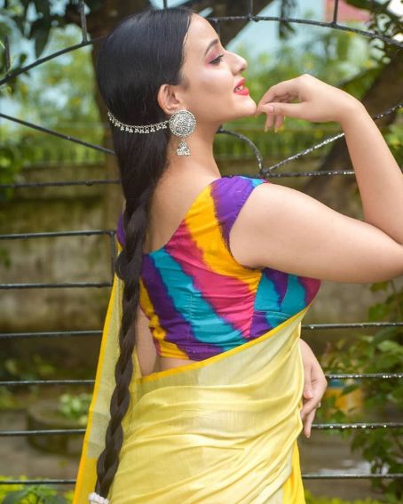 Multicolor Sleeveless Blouse Design