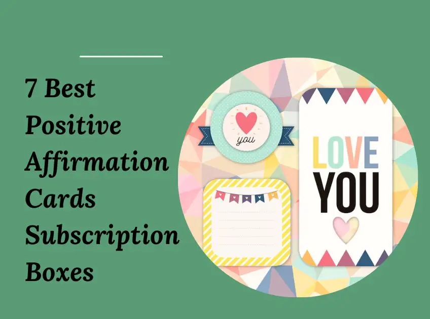 Positive Affirmation Cards Subscription Boxes