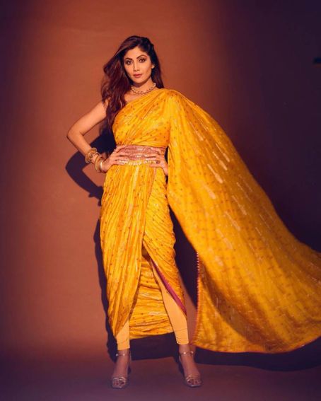 Saree with Pants