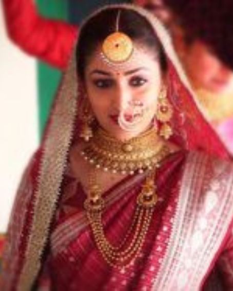 Yami Gautam's Red Wedding Saree