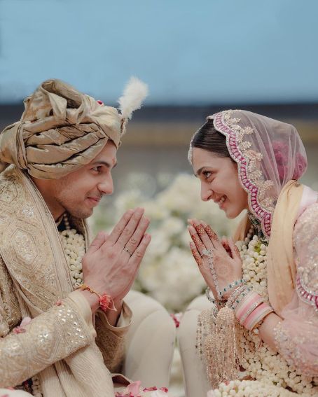 Kiara Advani's Pink Wedding Dress