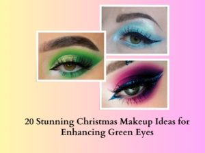20 Stunning Christmas Makeup Ideas for Enhancing Green Eyes