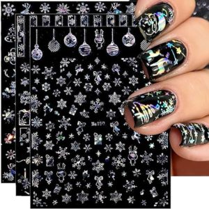 Christmas Nail Decals Acrylic Nail Kit