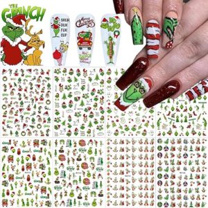 Christmas Nail Stickers 3D Self-Adhesive Winter Xmas Nail Art