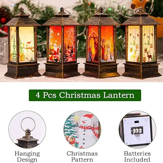 Christmas Tabletop Lanterns