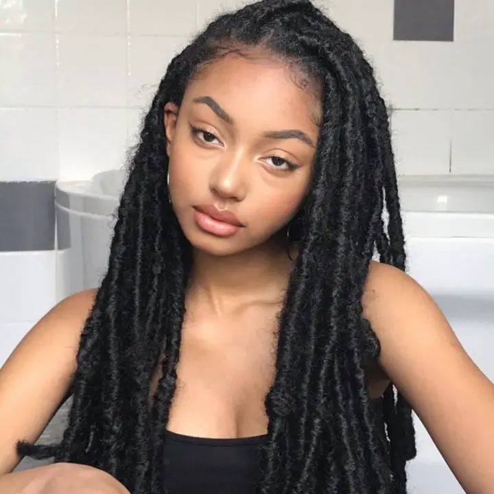 Distressed Locs Crochet Hair for black women