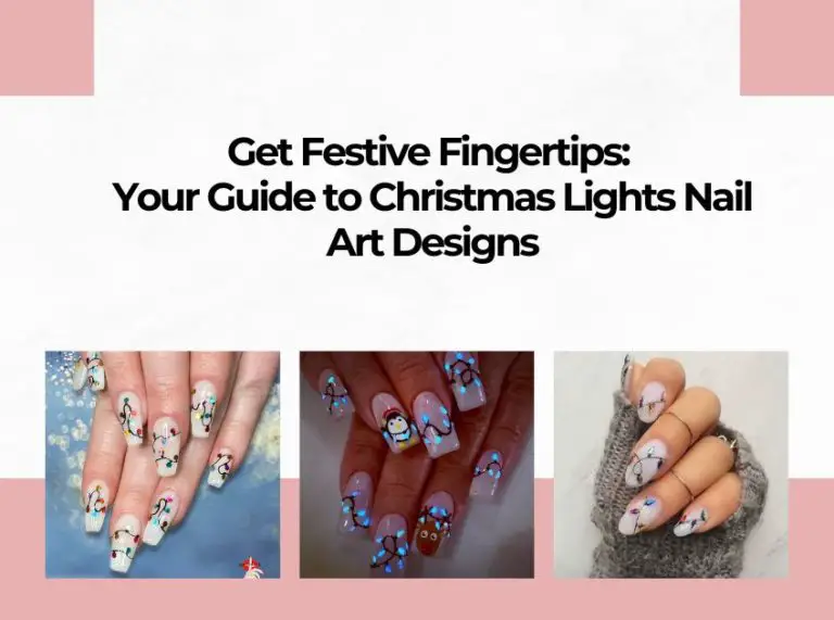 Get Festive Fingertips: Your Guide to Christmas Lights Nail Art Designs