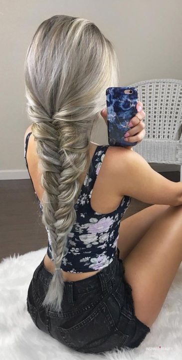Gorgeous Brided Hairstyle for Long Hair