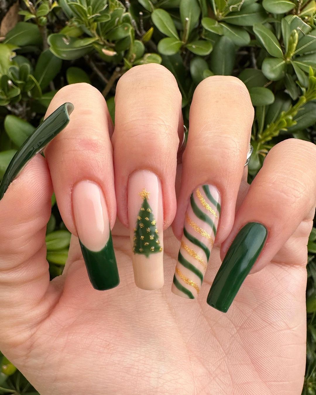 Celebrate The Season: Unveiling 15 Enchanting Christmas Tree Nail Art Ideas