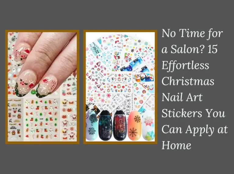 No Time for a Salon? 14 Effortless Christmas Nail Art Stickers You Can Apply at Home