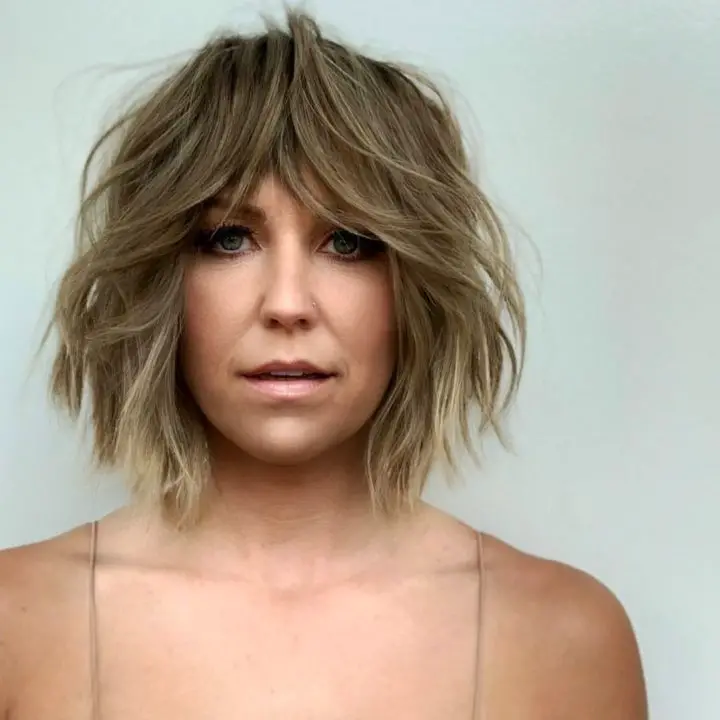 Soft Fringy Hairstyle for Short Hair