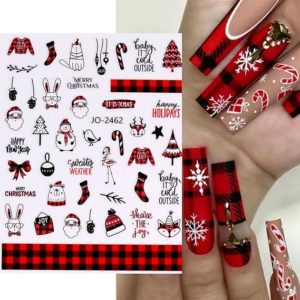 Xmas Nail Art Supplies Manicure Kit