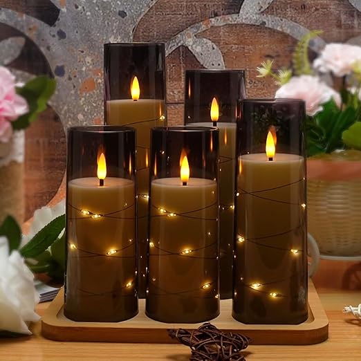 kakoya Flameless LED Candles with Timer